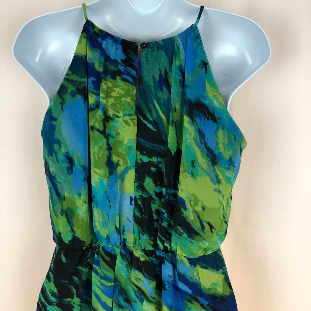 Cynthia Rowley spaghetti strap maxi dress 6 - Picture 4 of 7